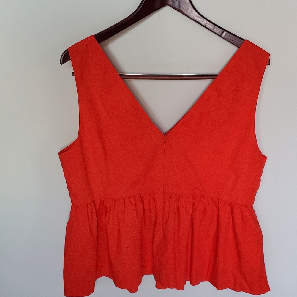 J.Crew Orange Red Tank - Picture 5 of 6